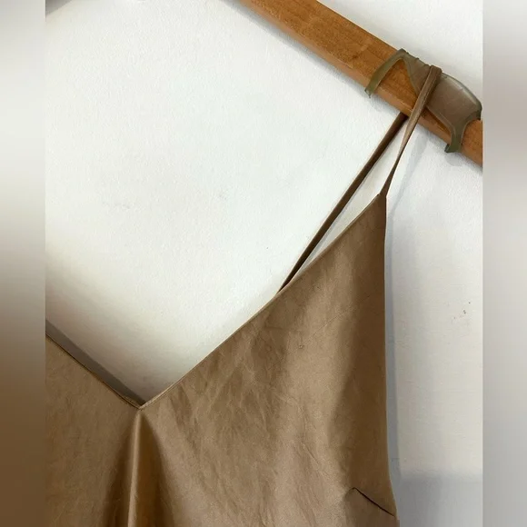 WILFRED Only Slip Satin Maxi Dress | Champagne | Small - Picture 9 of 11